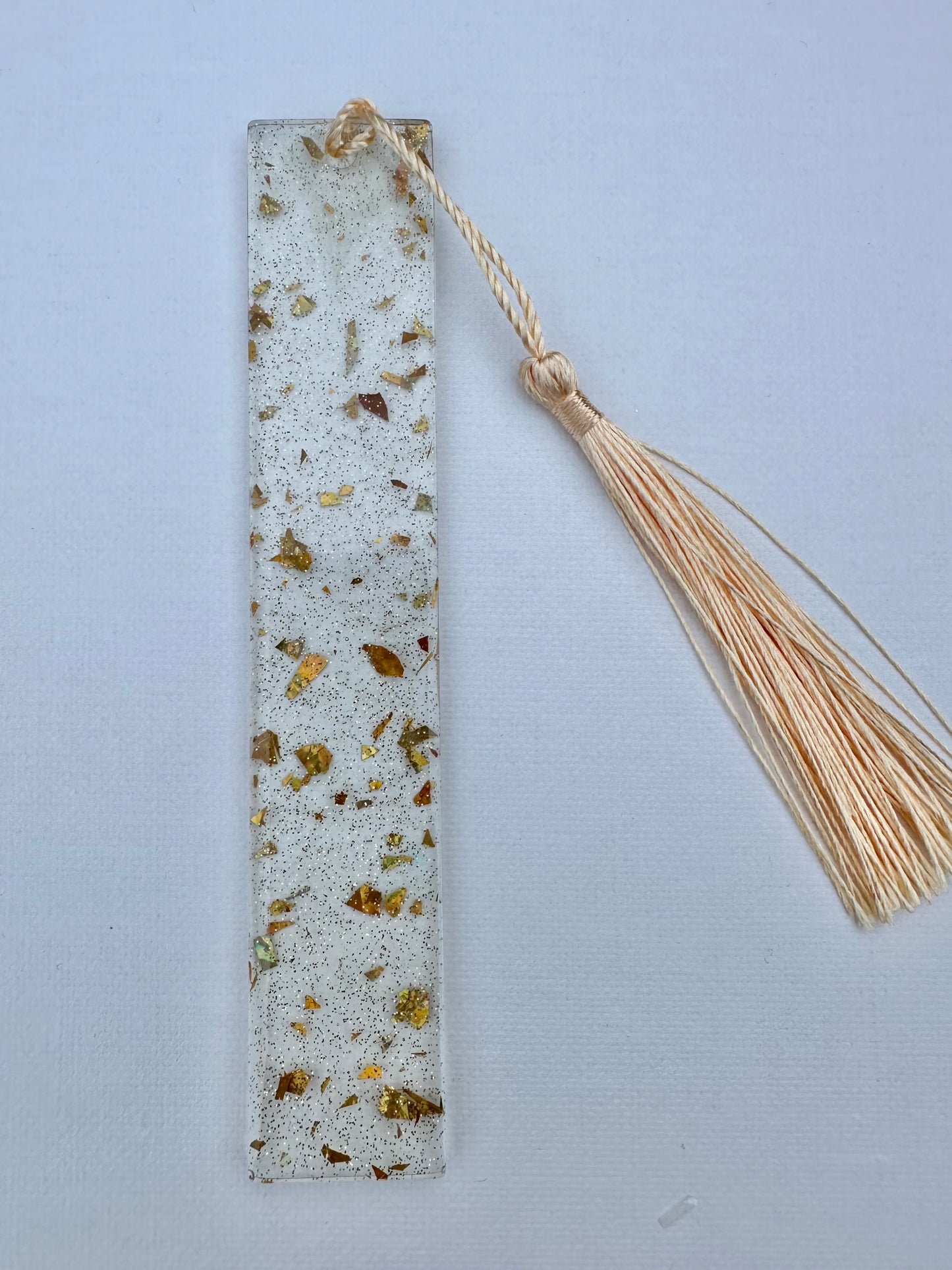 Resin Bookmark - Gold