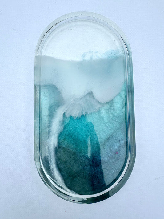 Trinket Tray - Blue Wave